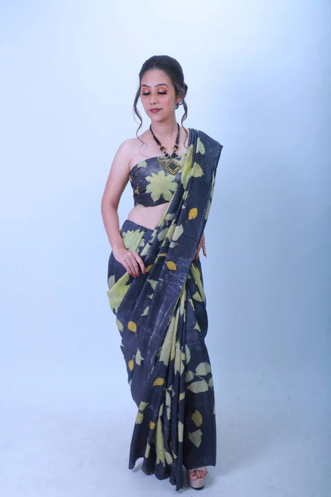 Eco print saree