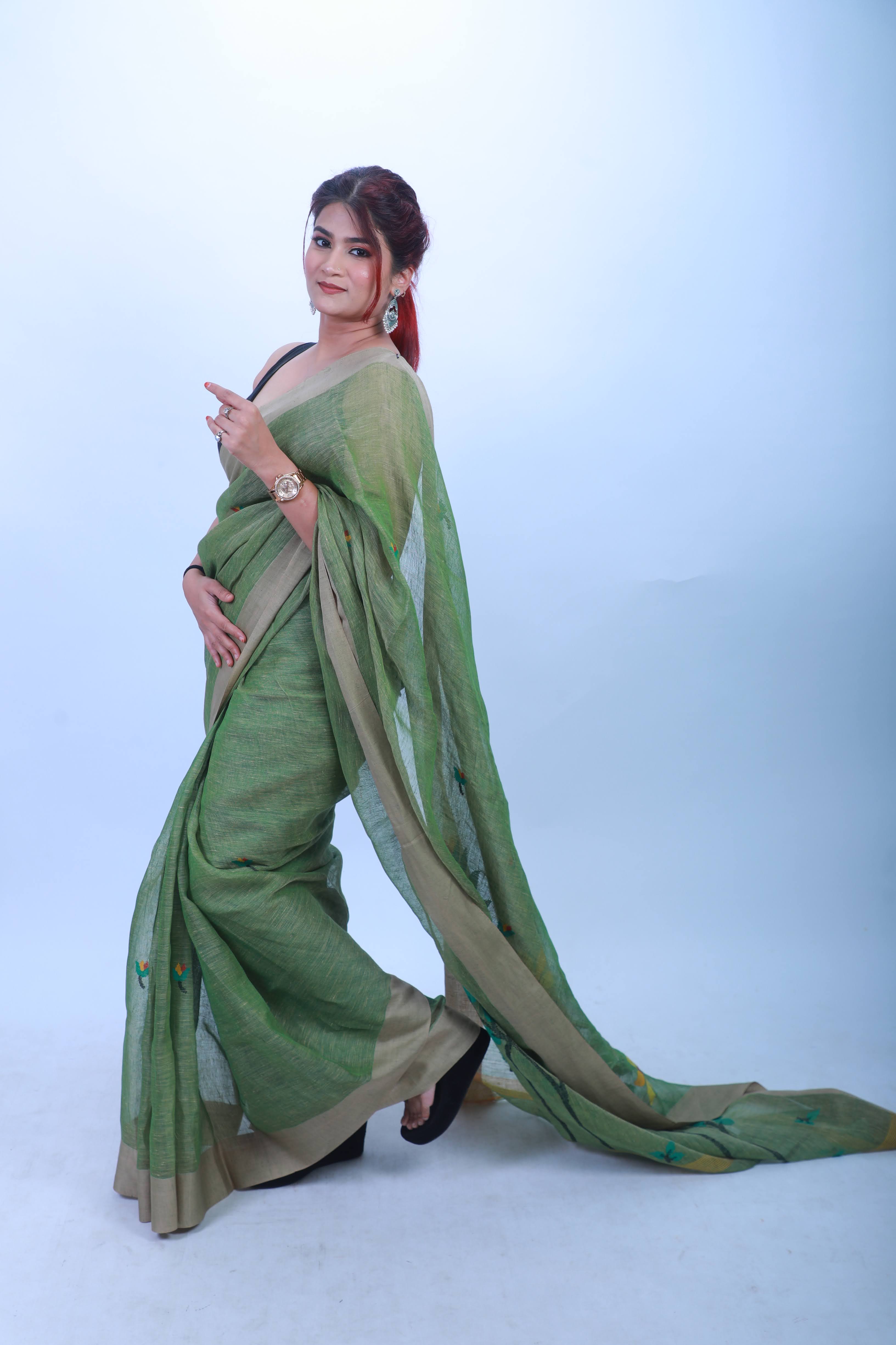WEST BENGAL LINEN SAREE