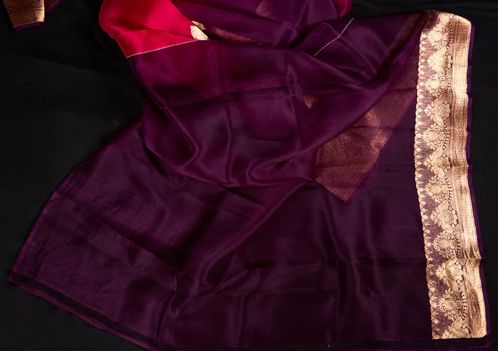 Pure Organza Banarasi Saree