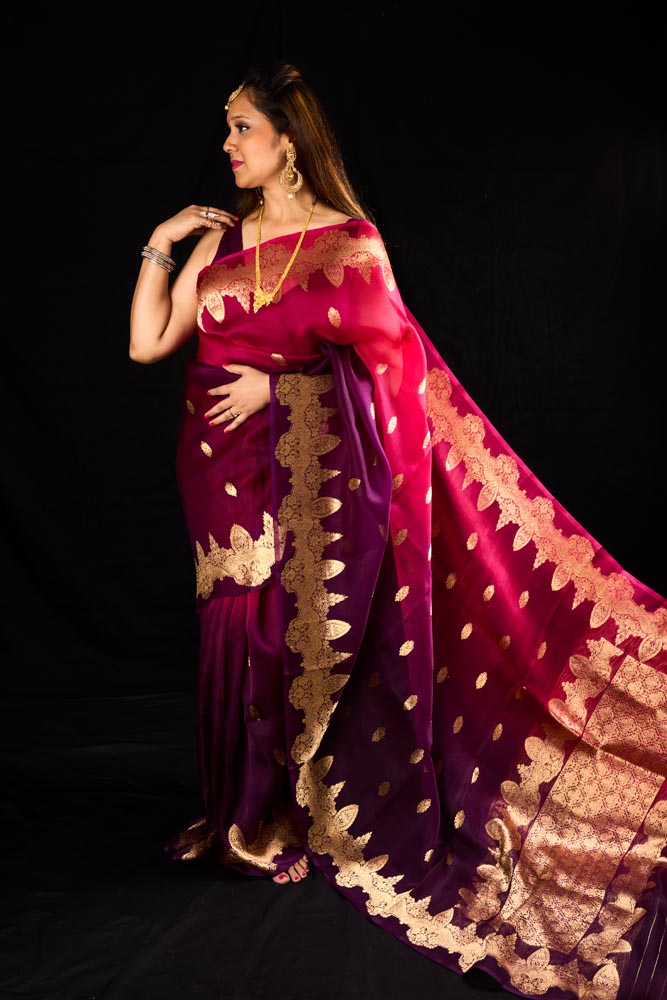 Pure Organza Banarasi Saree