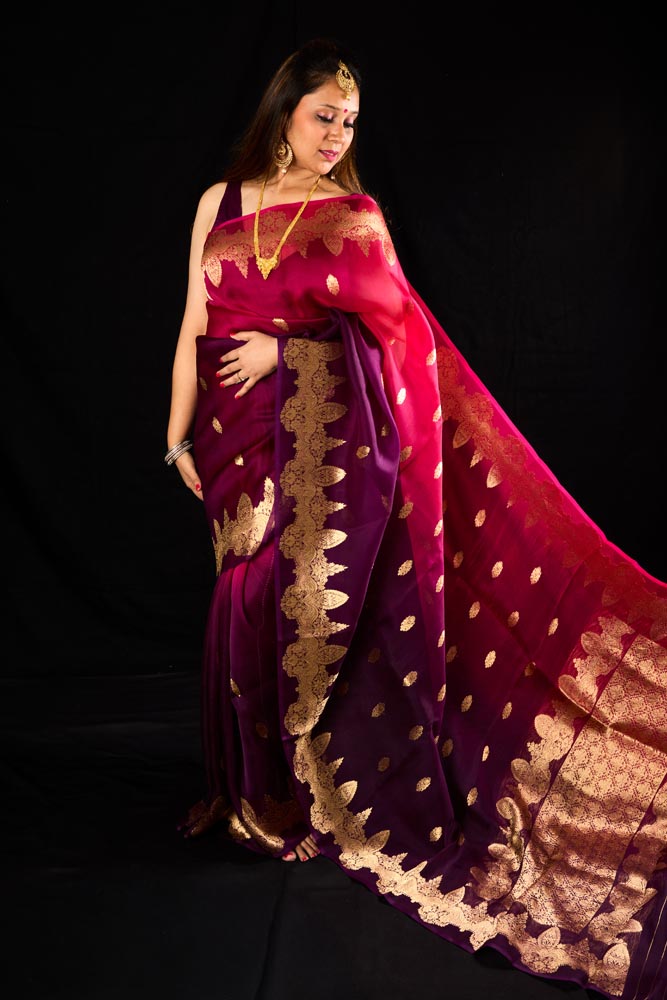 Pure Organza Banarasi Saree
