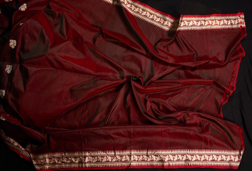 Pure Bangalore Silk Saree -Brown