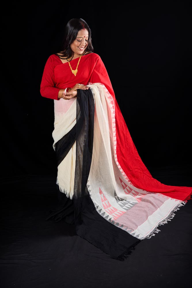 Premium Quality Khadi Cotton Saree