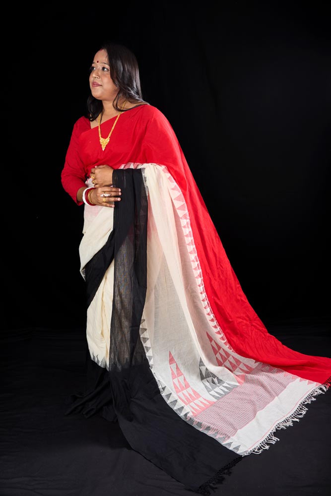 Premium Quality Khadi Cotton Saree