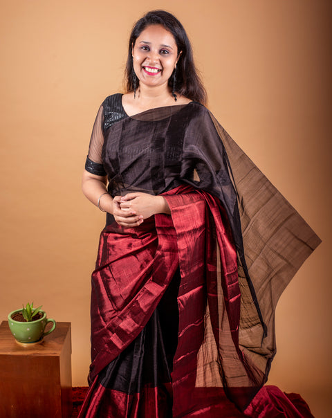 Pure Chanderi Tissue Saree
