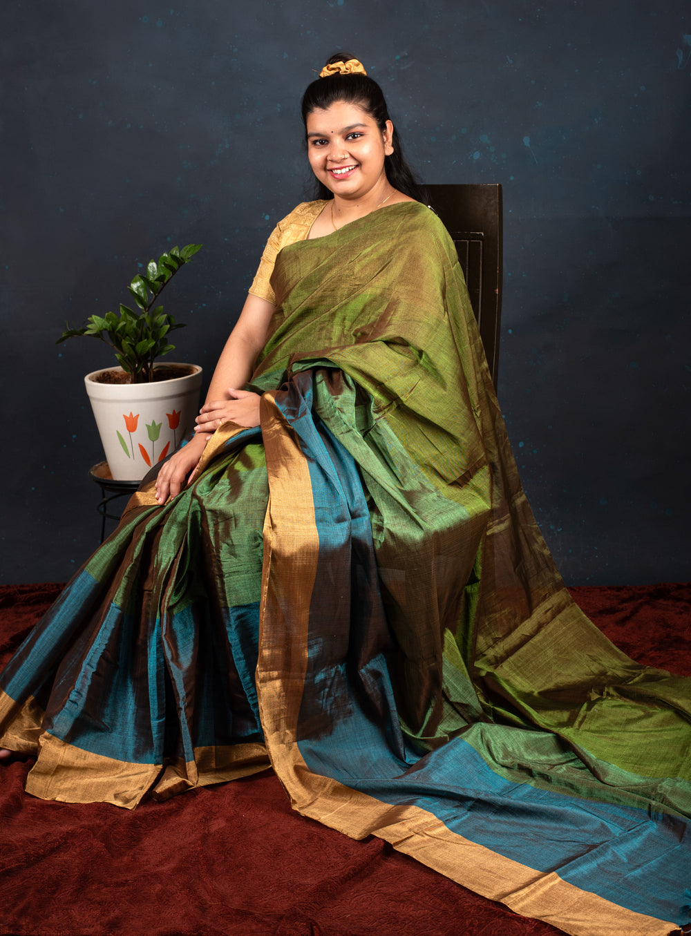 Pure Chanderi Tissue Saree