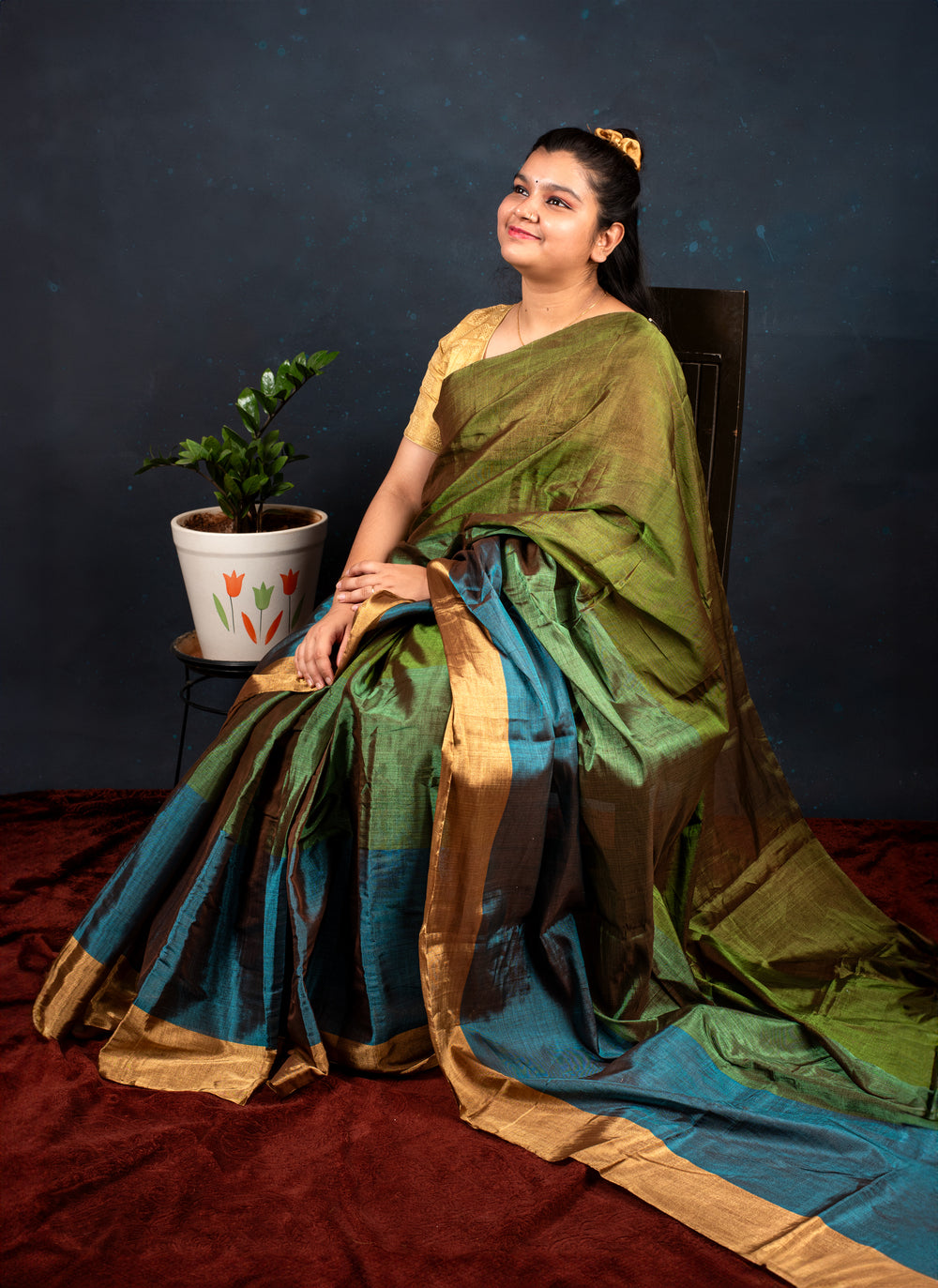 Pure Chanderi Tissue Saree