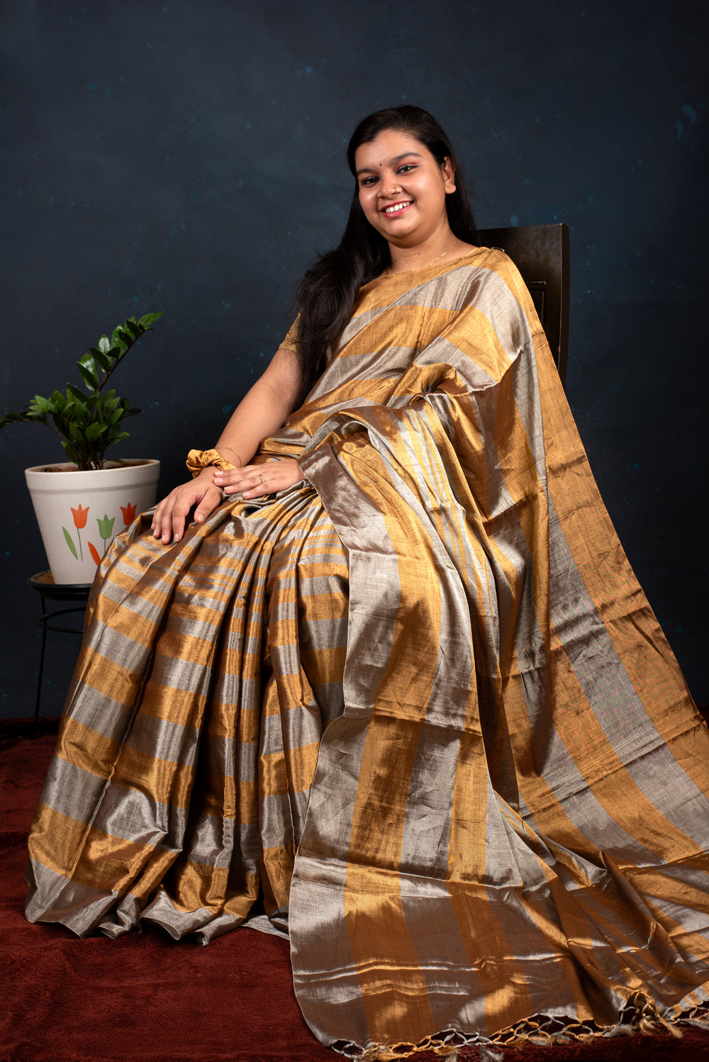 Pure Chanderi Tissue Saree