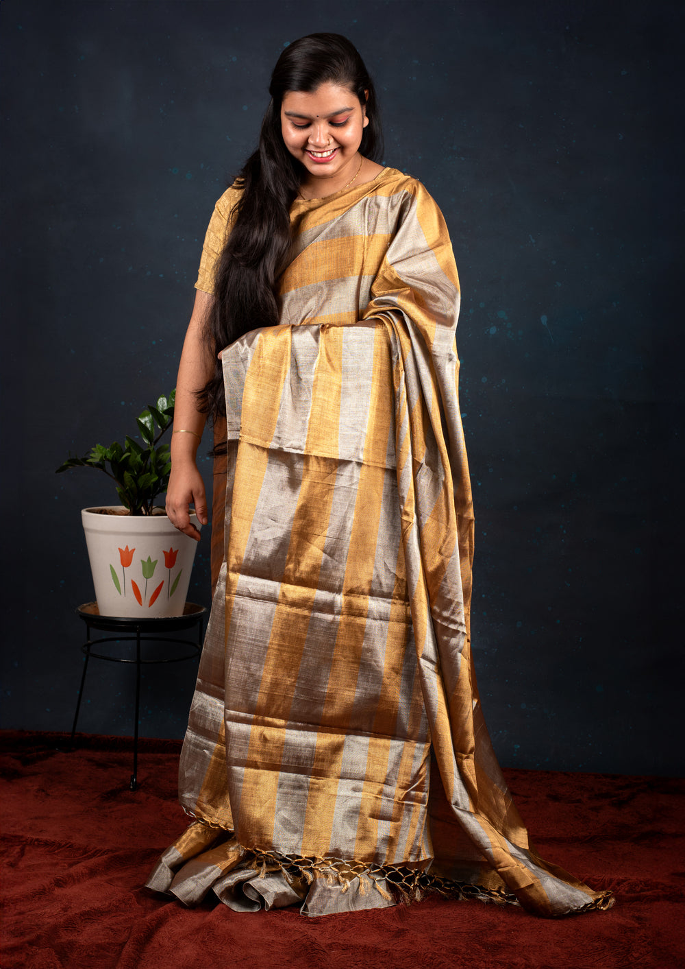 Pure Chanderi Tissue Saree