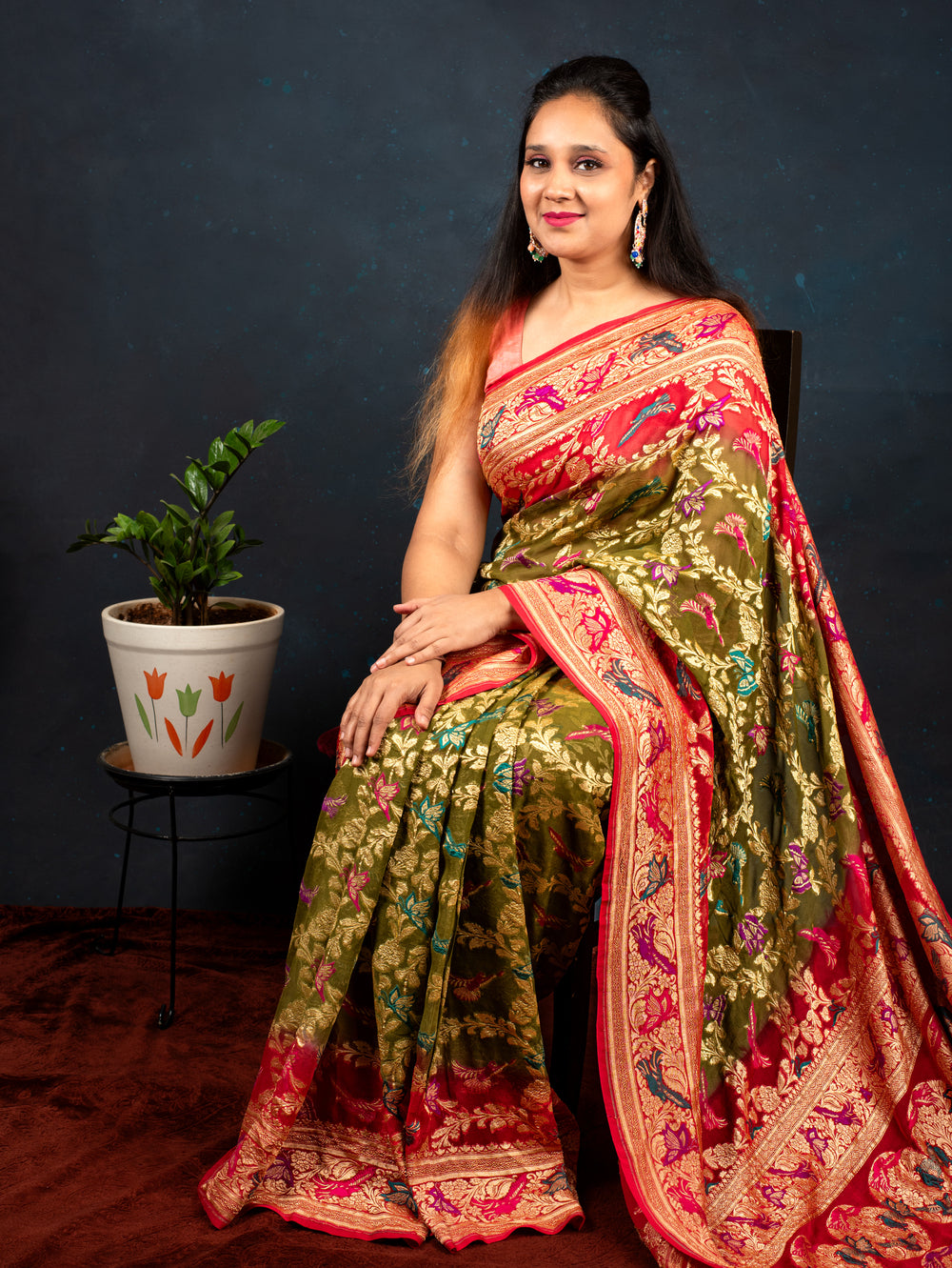 PURE GEORGETTE SAREE