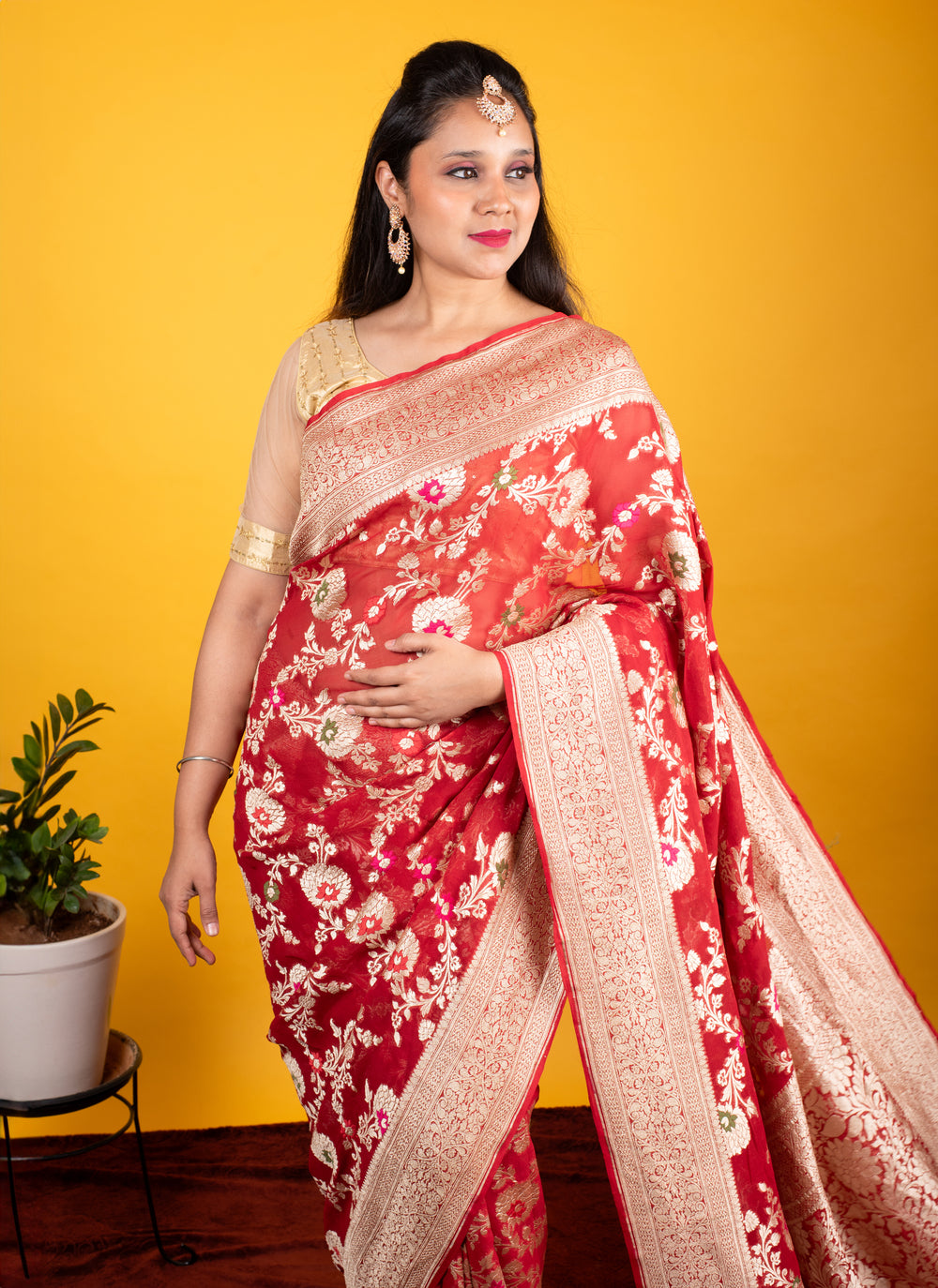 PURE GEORGETTE SAREE